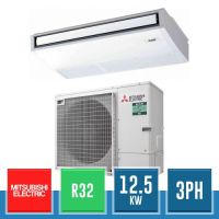 MITSUBISHI ELECTRIC PUZ-ZM125YDA + PCA-M125KA2 Monosplit-Waermepumpen-Set Power Inverter R32 mit Deckenunterbaugeraet - 12.5 kW Dreiphasig