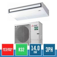 MITSUBISHI ELECTRIC PUZ-ZM140YDA + PCA-M140KA2 Monosplit-Waermepumpen-Set Power Inverter R32 mit Deckenunterbaugeraet - 14.0 kW Dreiphasig