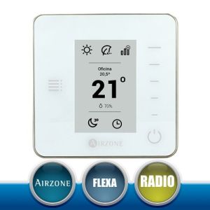 AIRZONE AZCE6THINKRB Thermostat Radio Think pour Flexa 3.0 couleur Blanche