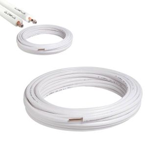 Kit 2 Copper Coated Tubes for Air conditioning systems diameters 3/8 - 5/8
