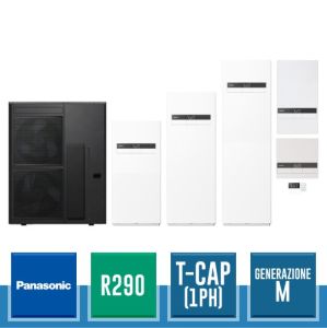 Panasonic Aquarea T-CAP M Serie R290 Split-System - Einphasen-Netzteil